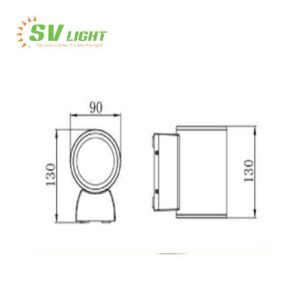 Đèn gắn tường 12W SVO-Y6512T