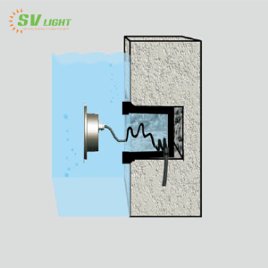 Đèn led âm nước 8W SVO-A6808