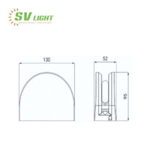 Đèn led gắn tường 12W SVO-Y6512C