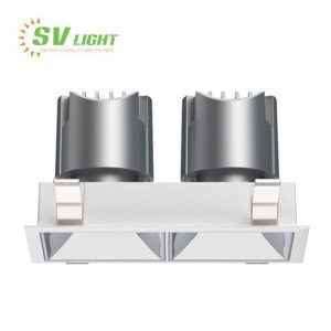 Đèn led multiplelight âm trần vuông 2x10W SVS-2075V2