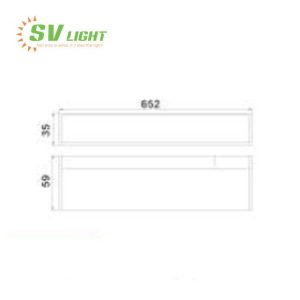 Đèn led ray nam châm 20W SVT-20X