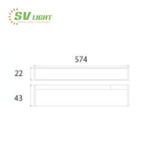 Đèn led ray nam châm mini 15W SVT-15E