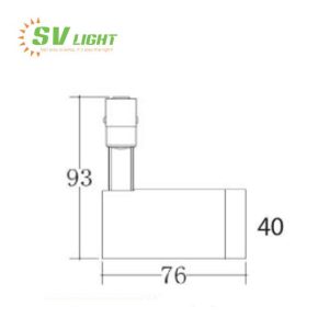 Đèn led ray nam châm mini 5W 8W SVT-R0508E