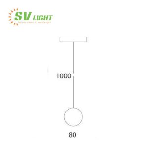 Đèn led ray nam châm mini 5W SVT-05T