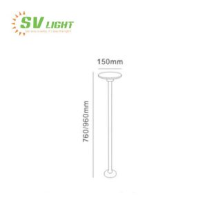 Đèn nấm sân vườn 5W SVO-N0502