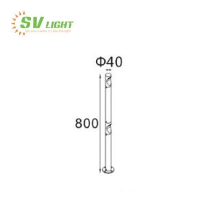 Đèn nấm sân vườn 6W SVO-N06X