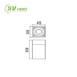 Đèn led ray nam châm SVT-02B