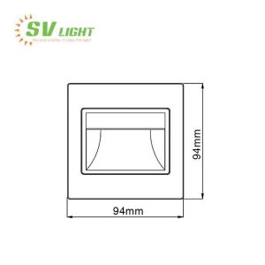 Đèn led chân cầu thang 1W SVB-868601