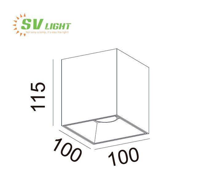 Đèn LED ốp trần lắp nổi 10W SVF-C1025