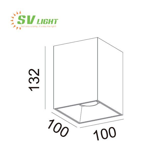 Đèn LED ốp trần lắp nổi 15W SVF-C1026