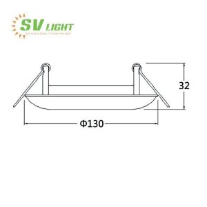 Đèn led tân cổ điển SVC-N75A