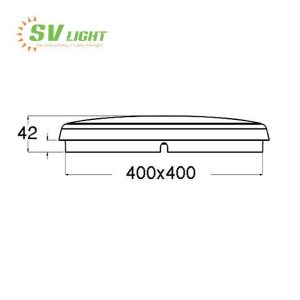 Đèn ốp trần lắp nổi 28W SVN-28400V