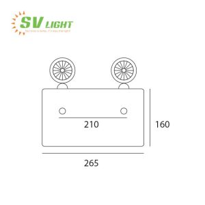 Đèn led sự cố SVE-06C