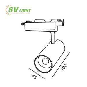 Đèn led Rọi Ray 07W SVR-J07